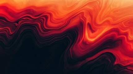 Poster - Fiery Gradient Wallpaper with Deep Reds for Bold Visual Impact