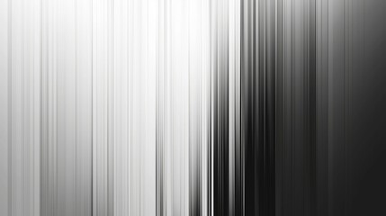 Poster - Metallic Silver and Charcoal Gray Gradient Background with Vertical Lines