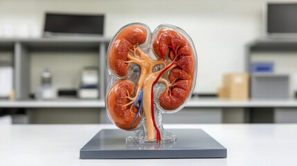 Poster - Detailed Anatomical Model of Human Kidney with Vascular System