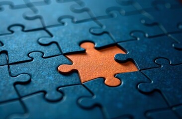 missing puzzle piece concept for problem solving and teamwork