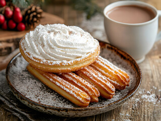 Wall Mural - cookies on a plate