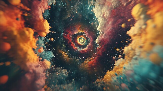 Colorful graphic illustrations