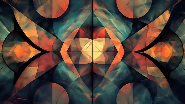 Colorful graphic illustrations