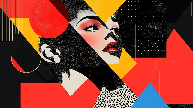 Colorful graphic illustrations