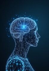 Aufkleber - Conceptual technology illustration of artificial intelligence