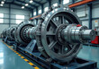 © Galeno - steam turbines exhibit precision engineering modern energy production industrial efficiency