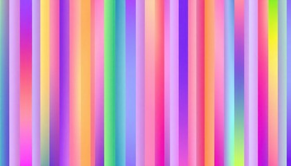 Poster - Vibrant vertical stripes create colourful spectrum background. Gradient colours blend smoothly. Modern design perfect for various projects. Abstract rainbow pattern. Energy, light evoked. Creative