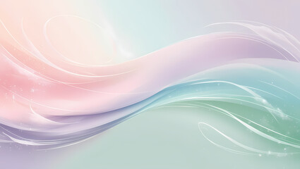Fototapete - Flowing Waves and Smooth Abstract Design