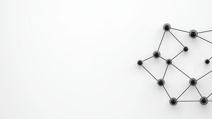 Poster - An abstract geometric pattern featuring lines and triangles, set against a transparent background.