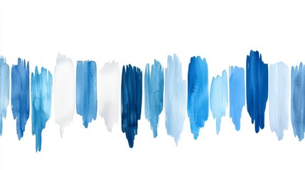 Poster - A gradient featuring Indigo, Blue, and Blackcurrant hues. An abstract watercolor wash painting in blue ink with a grunge texture, reminiscent of traditional Japanese ink paintings. Ideal for text,