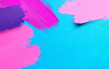 Wall Mural - a striking neon dark blue, pink, and purple alcohol ink background. an abstract liquid watercolor pa
