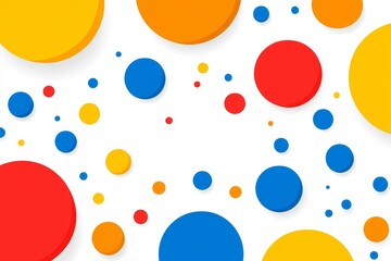 Poster - An assortment of vibrant, fun line doodle seamless patterns. A creative minimalist art background collection perfect for children or modern designs with basic shapes. A basic, childish scribble