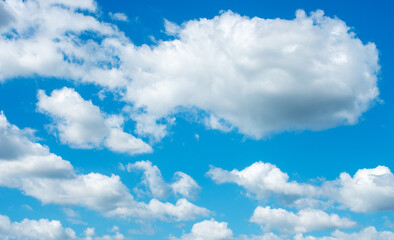 Wall Mural - white cloud in the blue sky