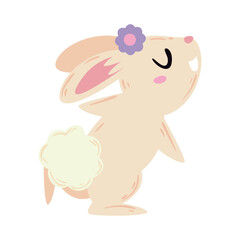 Poster - cute bunny animal cartoon