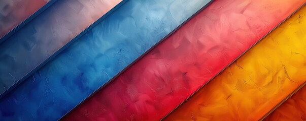 Wall Mural - Colorful Abstract Texture Displaying Diagonal Gradient Lines with a Blend of Blue, Red, and Orange Hues in a Modern and Artistic Design Background