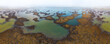 © ADDICTIVE STOCK - Aerial view of Icelandic wetlands in early autumn mist