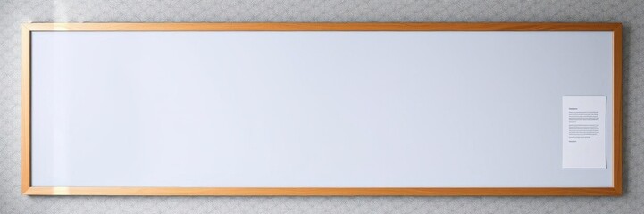 Wall Mural - a close-up shot of a mockup poster and flyer displayed on a bulletin board, template, graphic, flyer