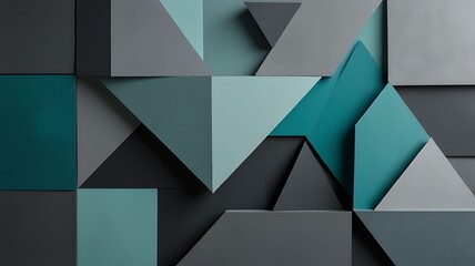 Wall Mural - abstract geometric background