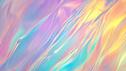 Poster - Soft Pastel Abstract Design with Flowing Texture and Gradient Colors : Generative AI