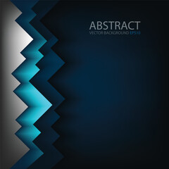 Poster - graphic geometric triangle overlap vector layer background for text and message design
