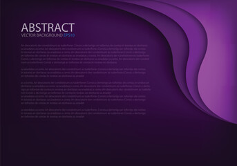 Fototapete - graphic vector curve line overlap background for text and message design