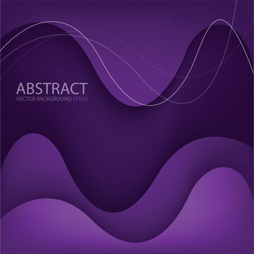 graphic vector curve line overlap background for text and message design