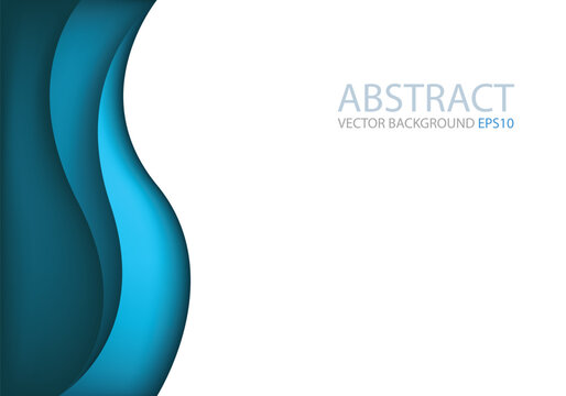 graphic vector curve line overlap background for text and message design