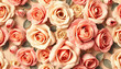 © SusDmi - Shabby chic vintage roses seamless pattern, Dynamic motion, with white tones
