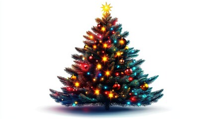 Poster - png chrismas tree christmas anticipation illuminated.