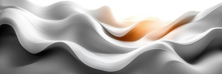 Poster - Abstract Wave Design Smooth Gradient Light Background
