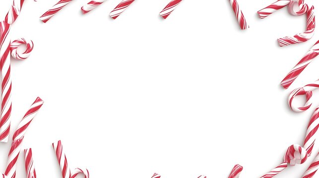 Holiday Christmas Background with Mistletoe Branches,Pinecones, Berries and Snowflakes