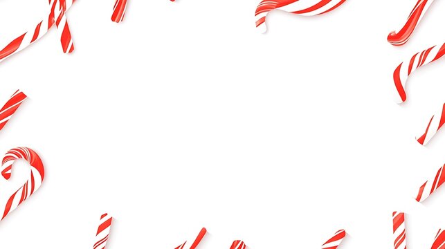Holiday Christmas Background with Mistletoe Branches,Pinecones, Berries and Snowflakes