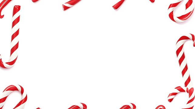 Holiday Christmas Background with Mistletoe Branches,Pinecones, Berries and Snowflakes