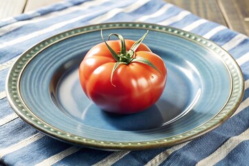 Wall Mural - tomatoes on a plate