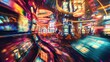 © almeera - A Blur of Lights and Action on a Casino Floor