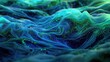 © kwanchaift - An abstract representation of data streams flowing through a digital network, depicted in shades of blue and green, creating a sense of advanced technology.