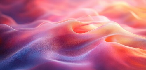 Aufkleber - Pastel Gradient Background Soft Beige Pink Noise Texture Minimalistic Design Ethereal Light Banner Poster Copy Space
