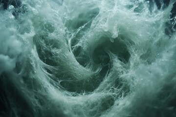 Poster - A swirling mass of water, creating an abstract and dynamic wave-like pattern.