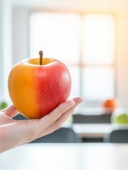 vibrant classroom scene focus on nutrition and health education