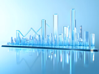 Poster - Data visualization trends business analysis infographic design modern office aerial view insights for decision making