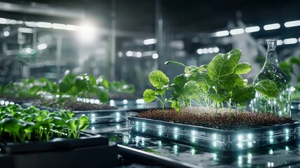 Poster - Futuristic vertical farming innovative techniques for sustainable urban agriculture