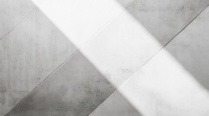 Poster - Minimalist design showcasing diagonal patterns in a clean, modern environment with striking light contrasts and textures