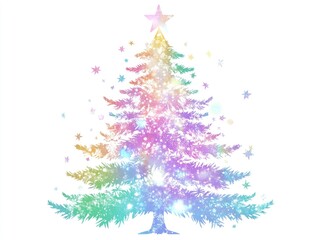 Canvas Print - Christmas Tree with Star