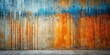 © Jane Studio - Abstract grunge textured wall with drips of paint and concrete floor