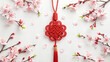 © n3wttfoto - Celebrating chinese new year with gold decorations blossoming cherry trees festive atmosphere joyful vibes