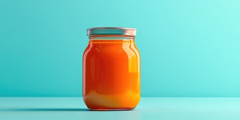 Wall Mural - Orange Juice Jar