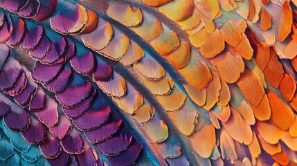 Poster - Vibrant patterns of a butterfly wing showcasing intricate colors and textures in nature