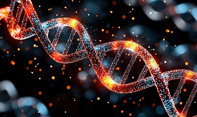 Poster - Digital Visualization of the DNA Double Helix Structure in 3D