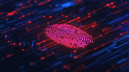 Poster - Data protection insights digital fingerprint analysis in cybersecurity lab infographic