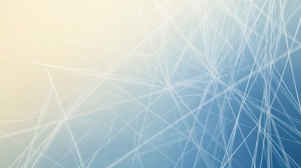 Aufkleber - A soft gradient background with abstract lines transitioning from light to deep blue, creating a serene atmosphere for design and creativity